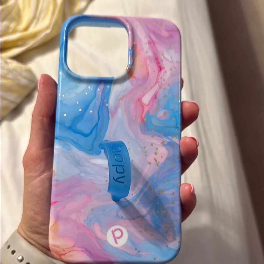 Loopy Case cotton candy swirl and bundle